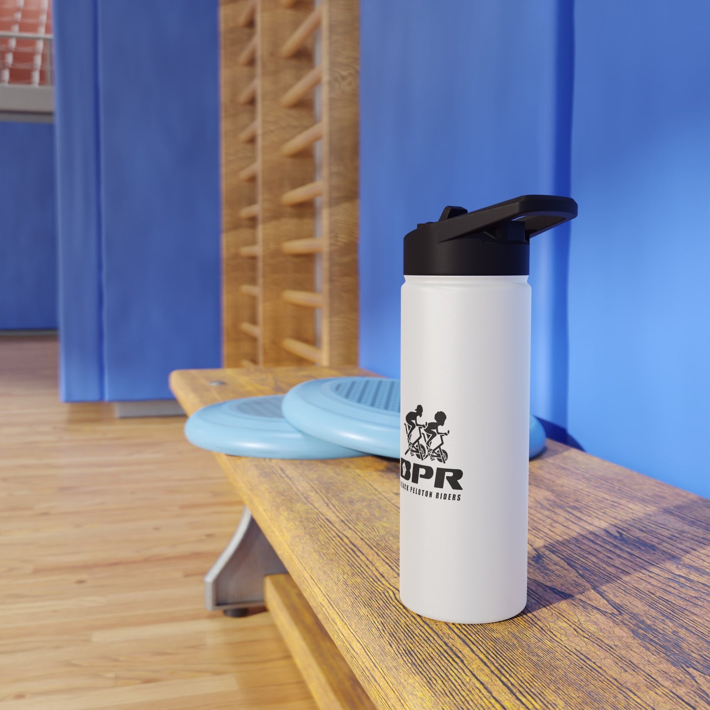 BRR | LOGO| Stainless Steel Water Bottle, Standard Lid